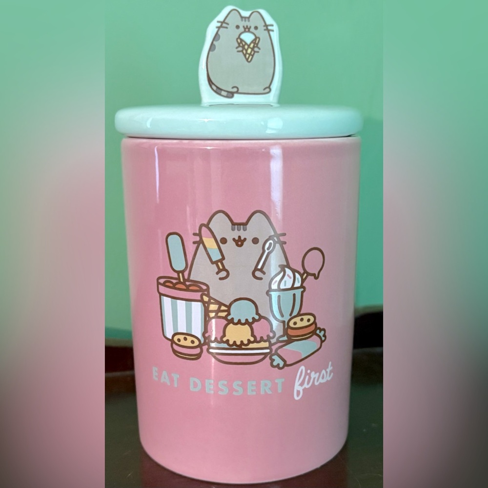 Pink Pusheen Dessert Jar NEW